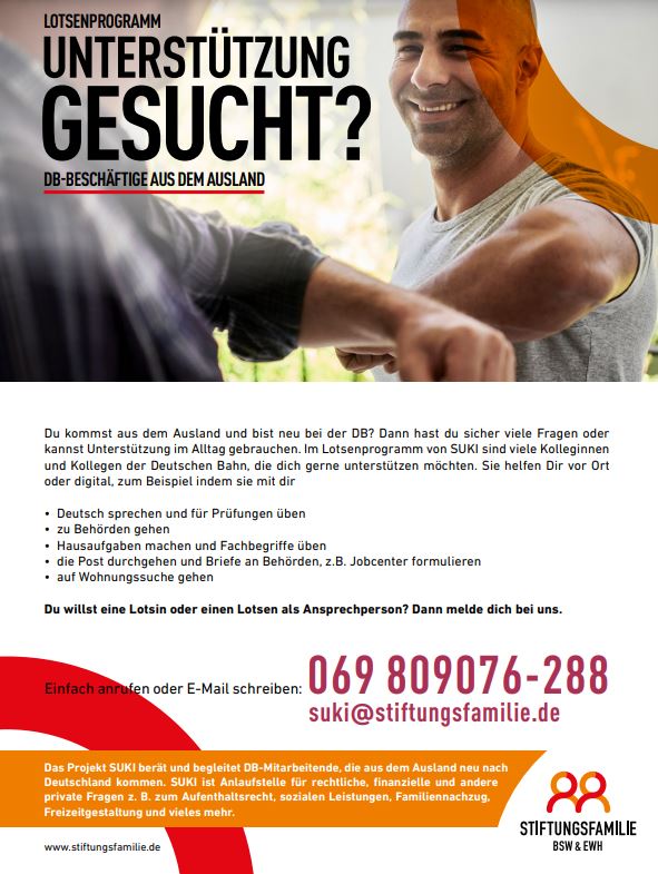 Aushang Unterstützung gesucht